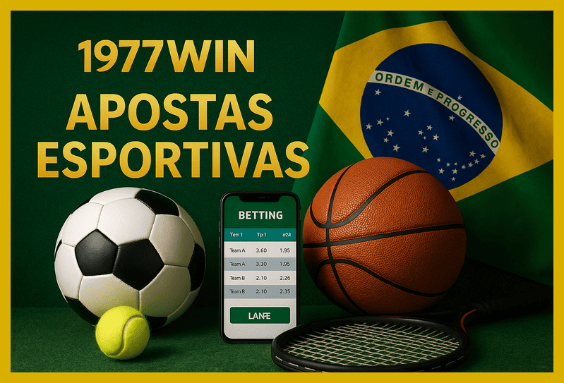 Apostas esportivas no cassino online 1977WIN