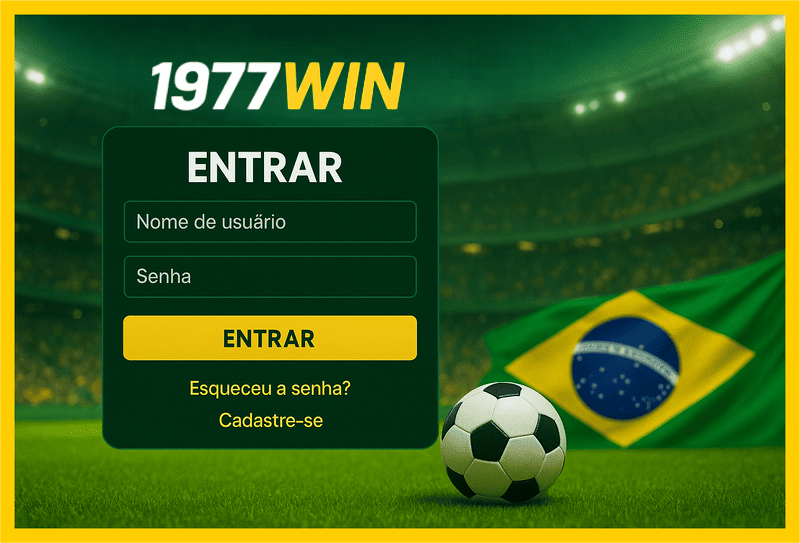 Não Perca tempo, o rRgistro na site 1977WIN